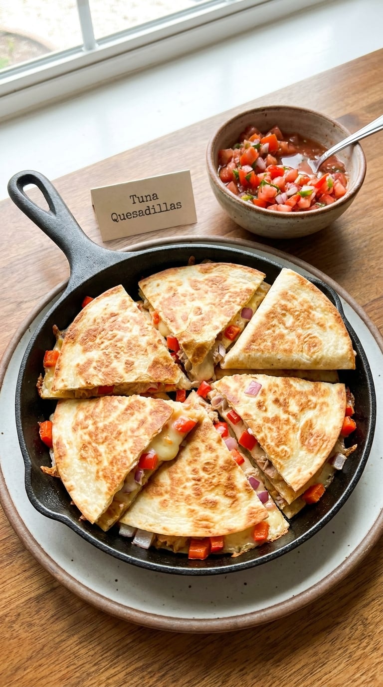 Tuna Quesadillas
