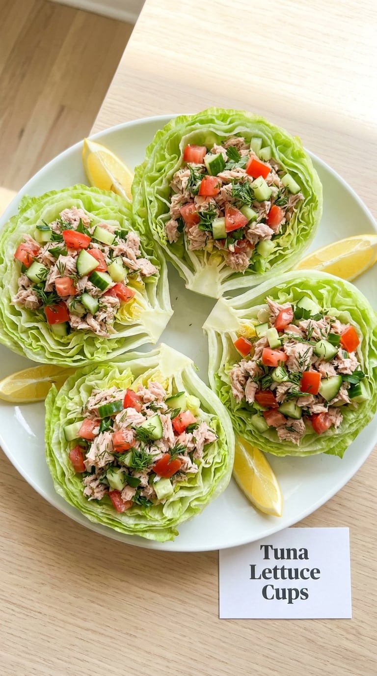 Tuna Lettuce Cups