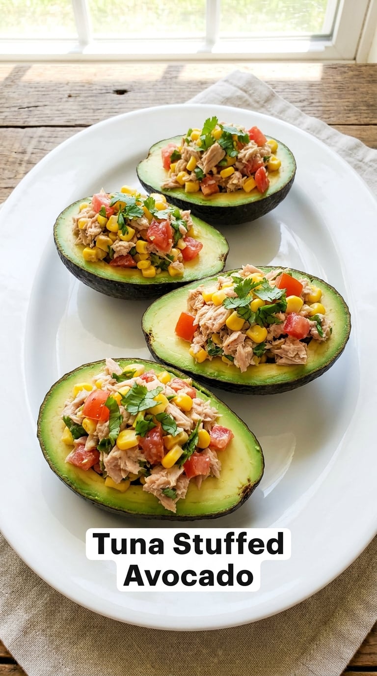 Tuna Stuffed Avocado