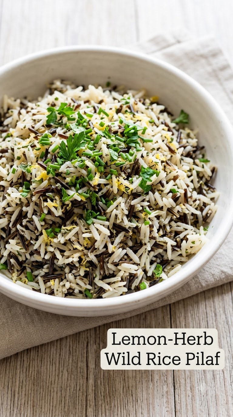 Lemon-Herb Wild Rice Pilaf