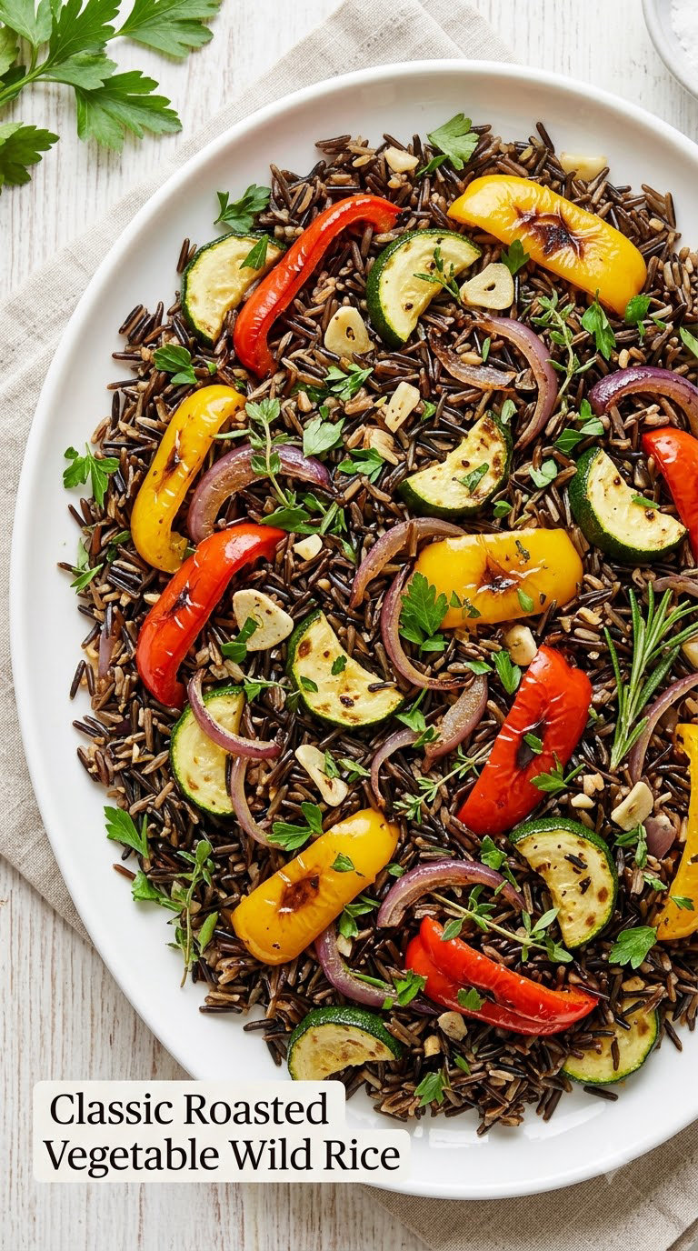 Classic Roasted Vegetable Wild Rice