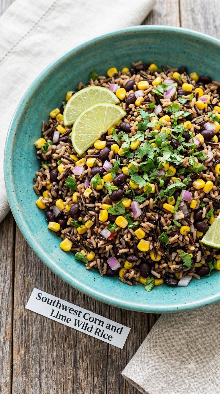 Southwest Corn and Lime Wild Rice