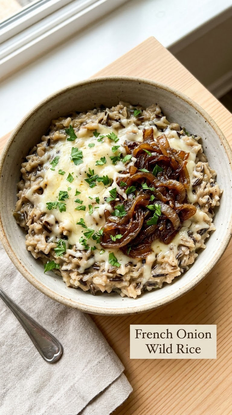 French Onion Wild Rice