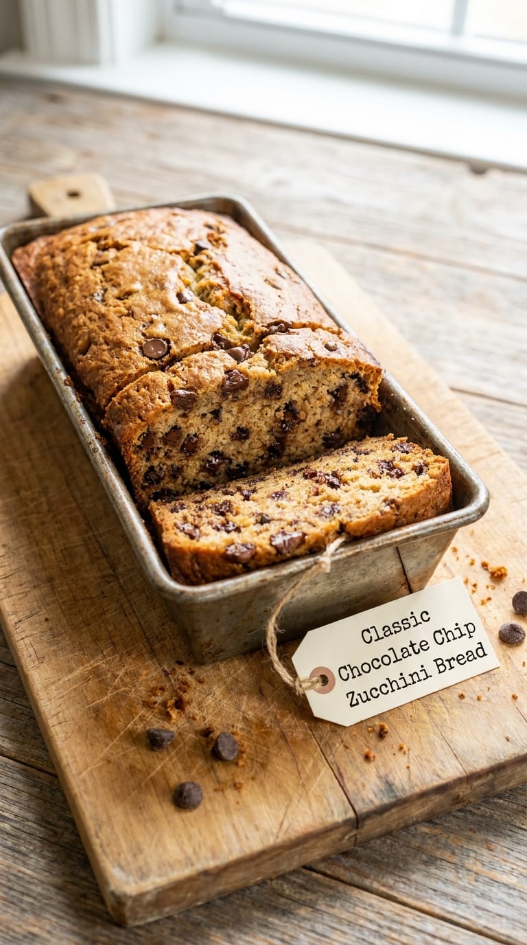 Classic Chocolate Chip Zucchini Bread