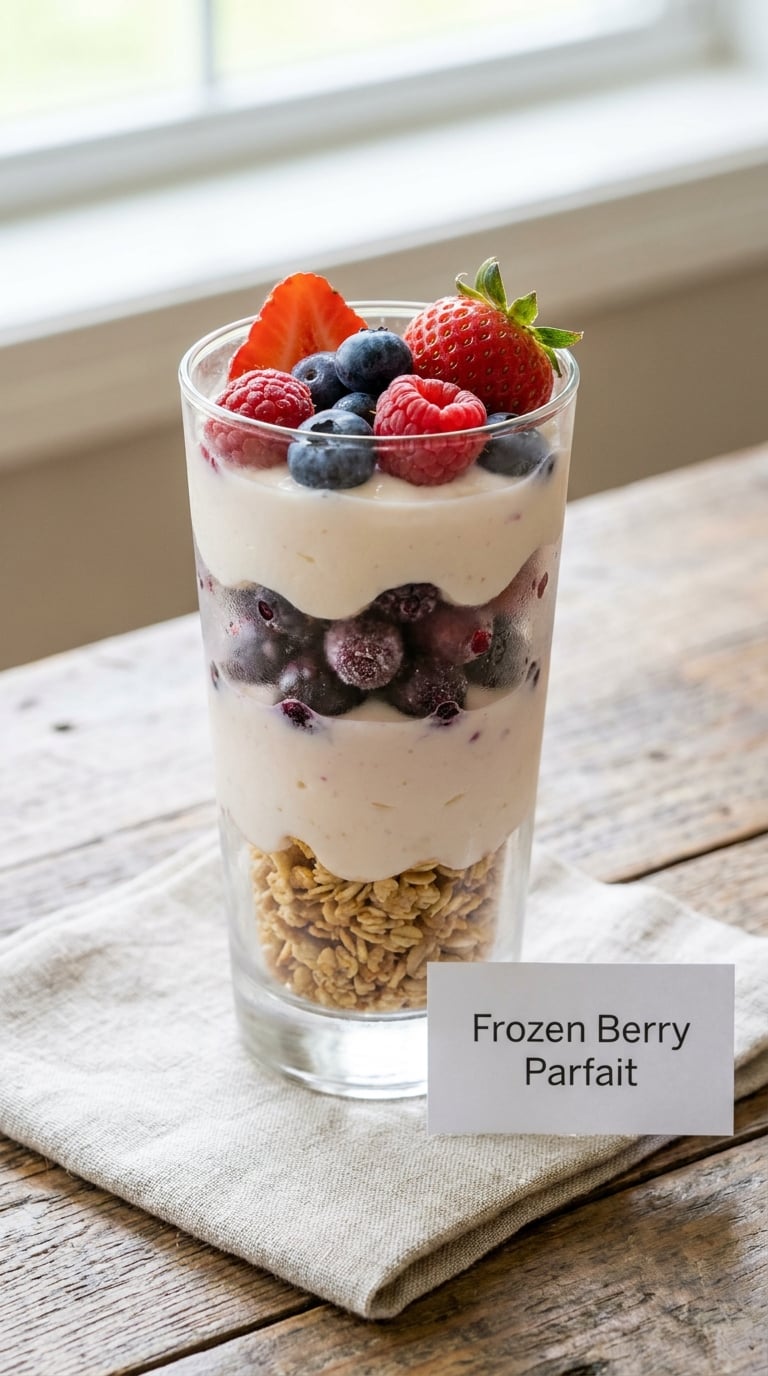 Frozen Berry Parfait