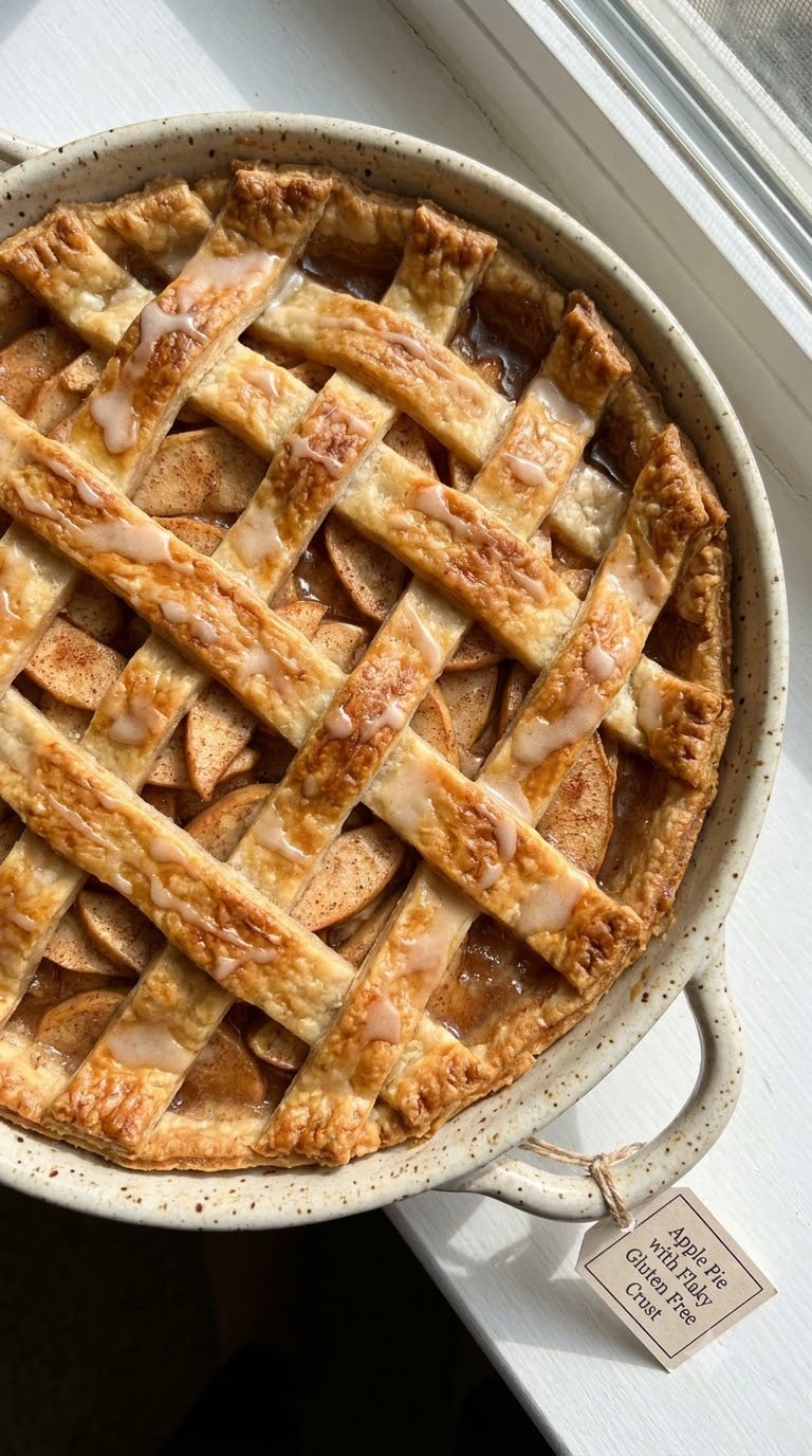 Apple Pie with Flaky Gluten Free Crust