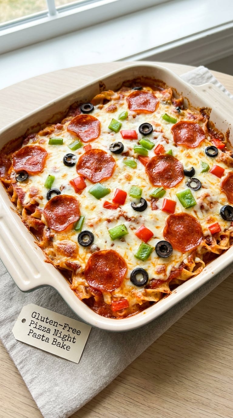 Gluten-Free Pizza Night Pasta Bake