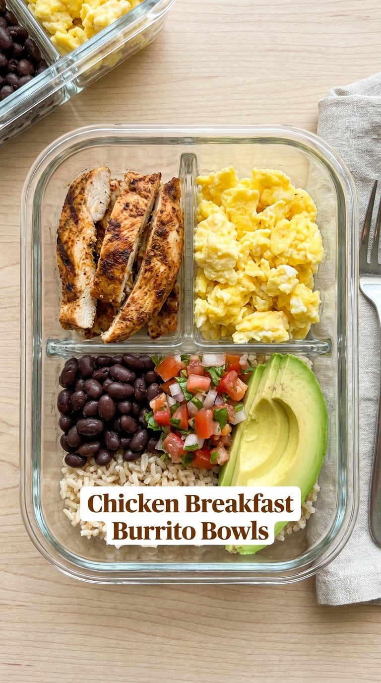 Chicken Breakfast Burrito Bowls