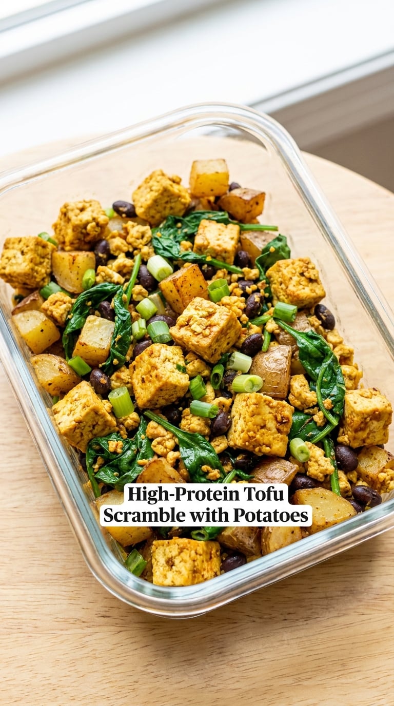 High-Protein Tofu Scramble with Potatoes