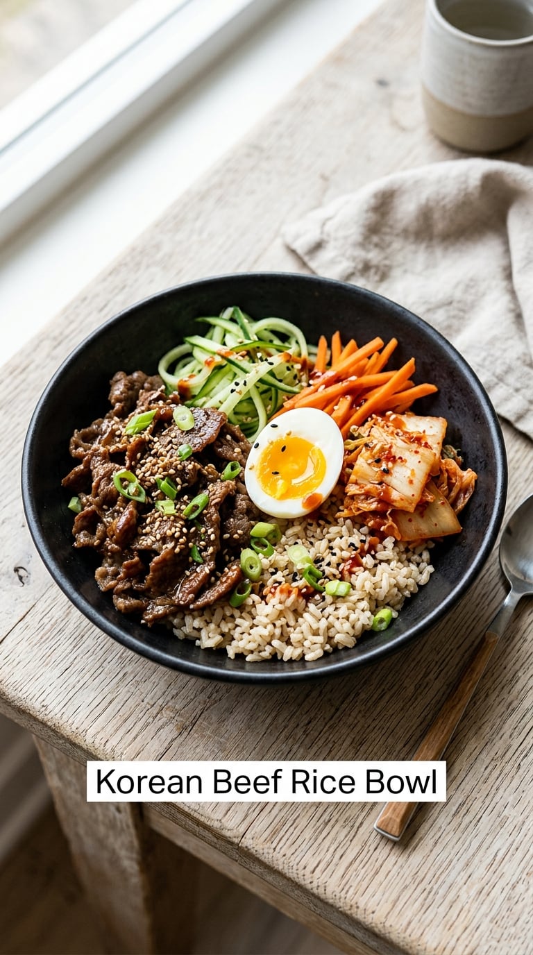 Korean Beef Rice Bowl