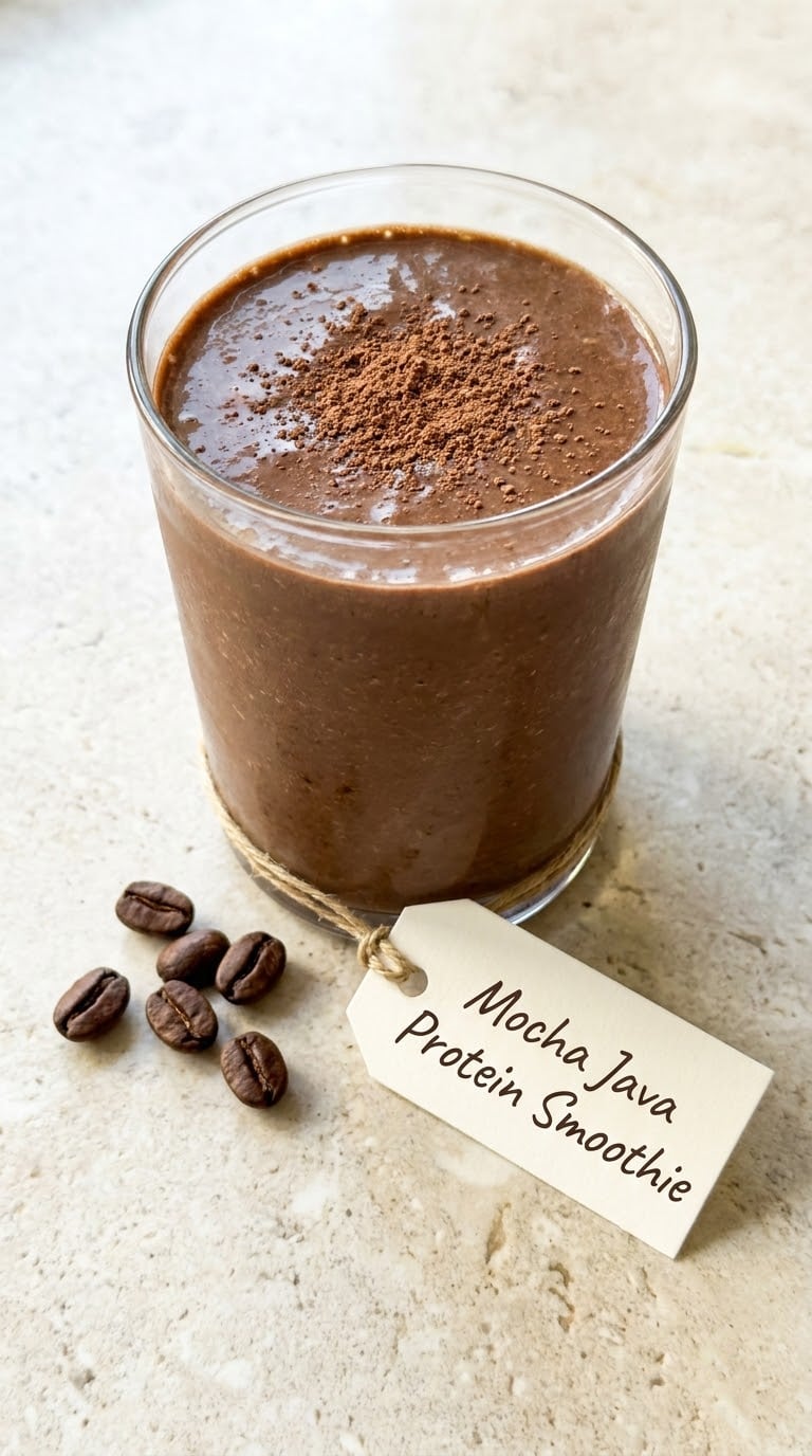 Mocha Java Protein Smoothie