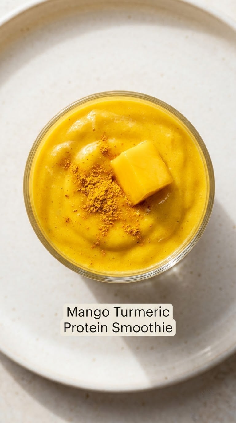 Mango Turmeric Protein Smoothie