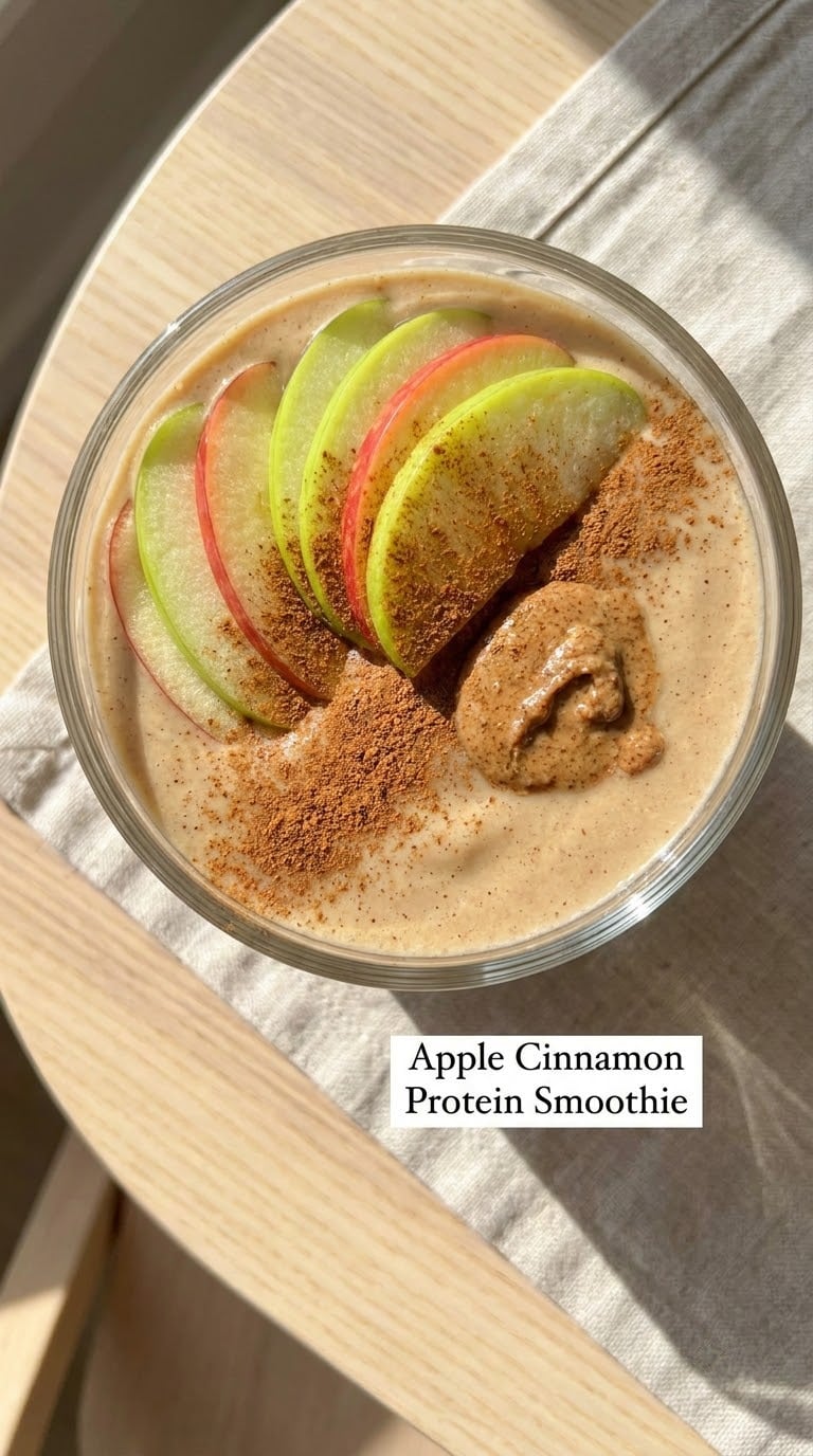 Apple Cinnamon Protein Smoothie