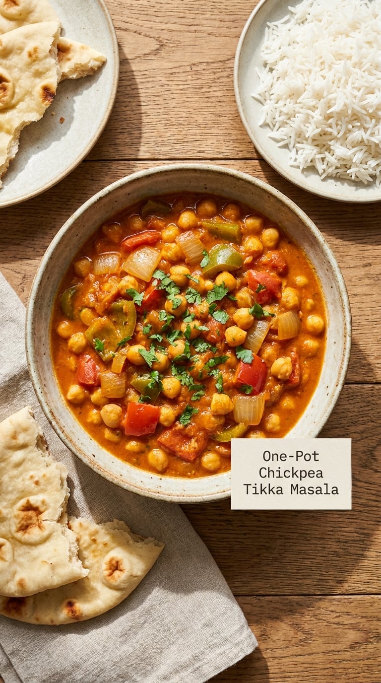 One-Pot Chickpea Tikka Masala
