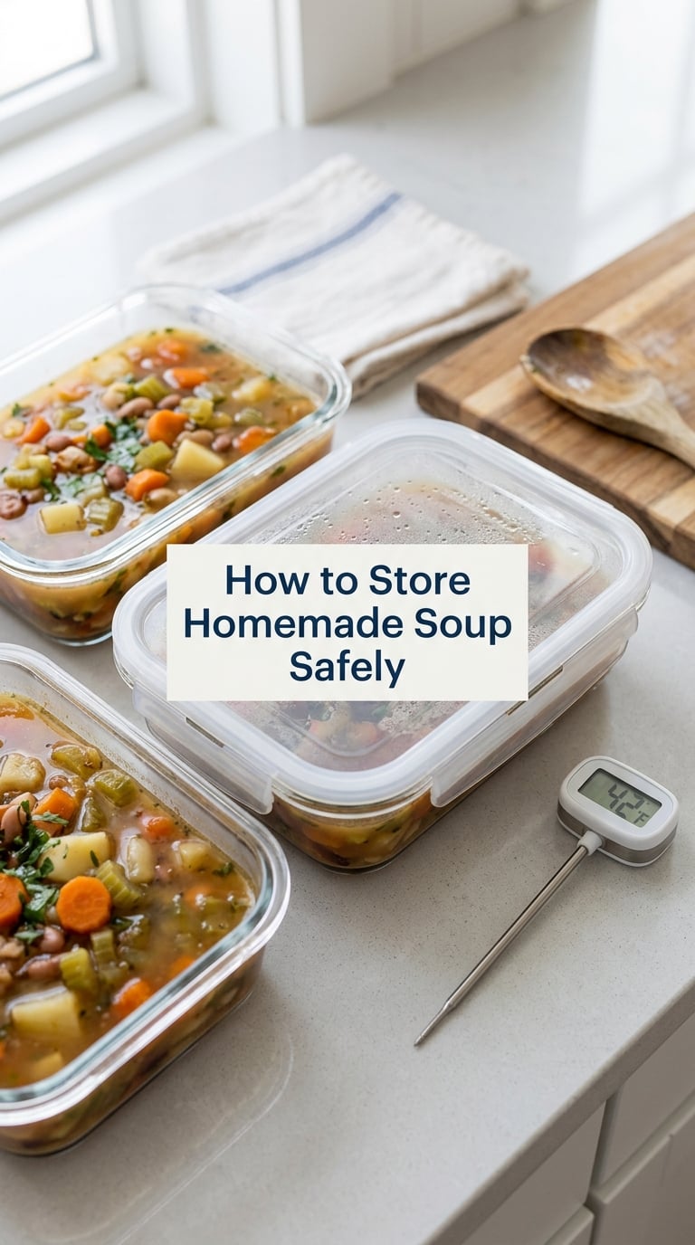 How to Store Homemade Soup Safely