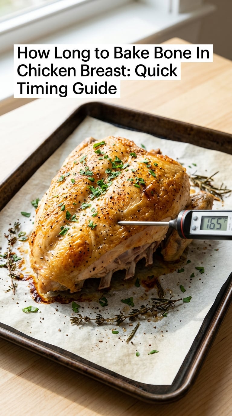 How Long to Bake Bone In Chicken Breast: Quick Timing Guide