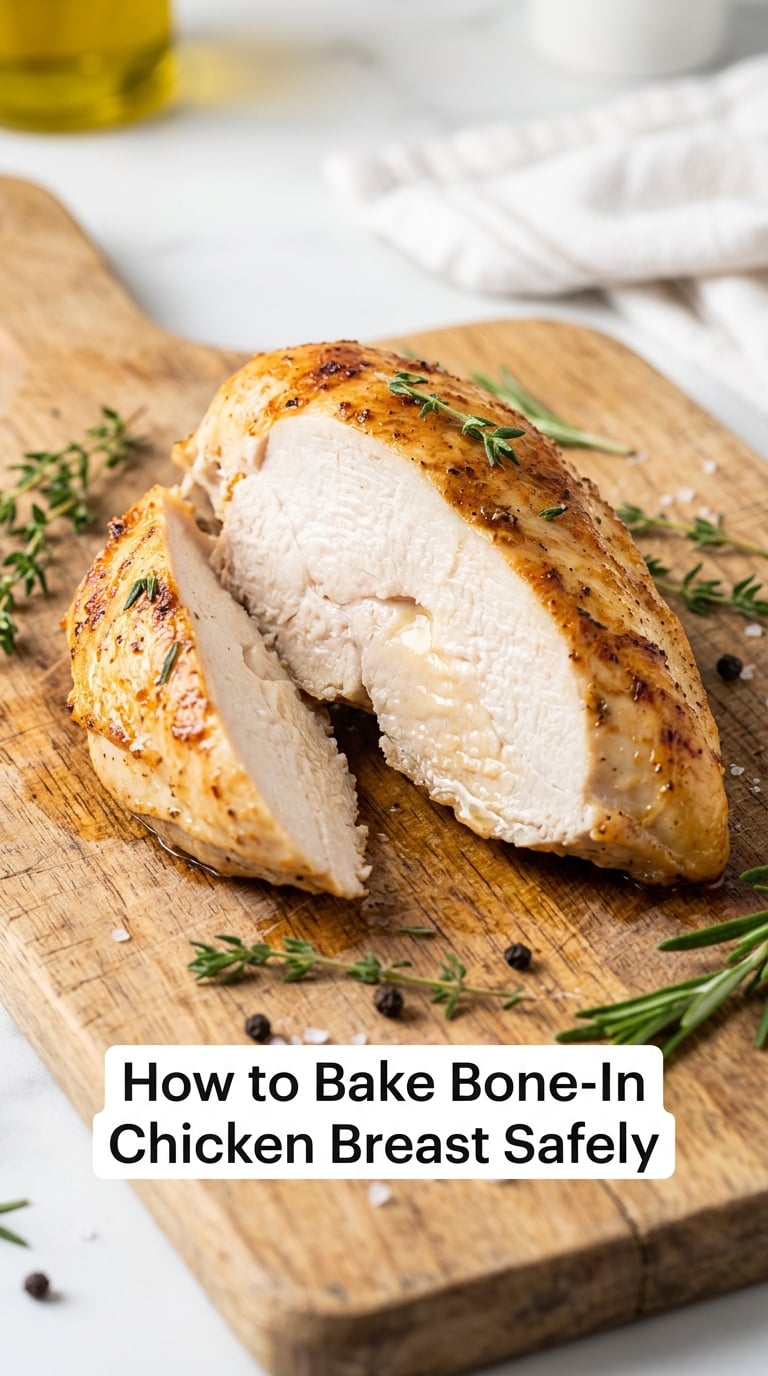 How to Bake Bone-In Chicken Breast Safely