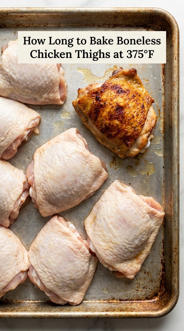 How Long to Bake Boneless Chicken Thighs at 375°F