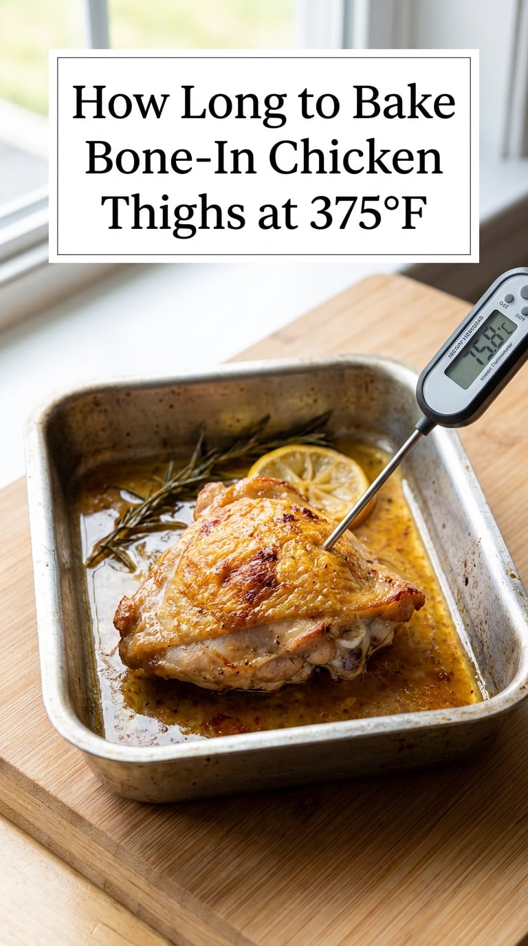How Long to Bake Bone-In Chicken Thighs at 375°F
