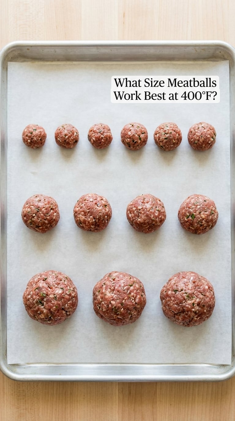 What Size Meatballs Work Best at 400°F?