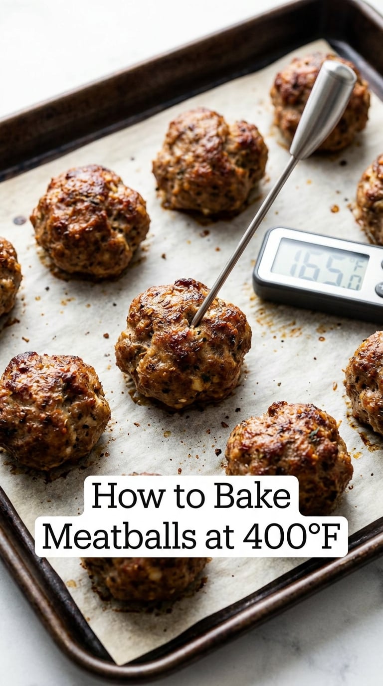 How to Bake Meatballs at 400°F