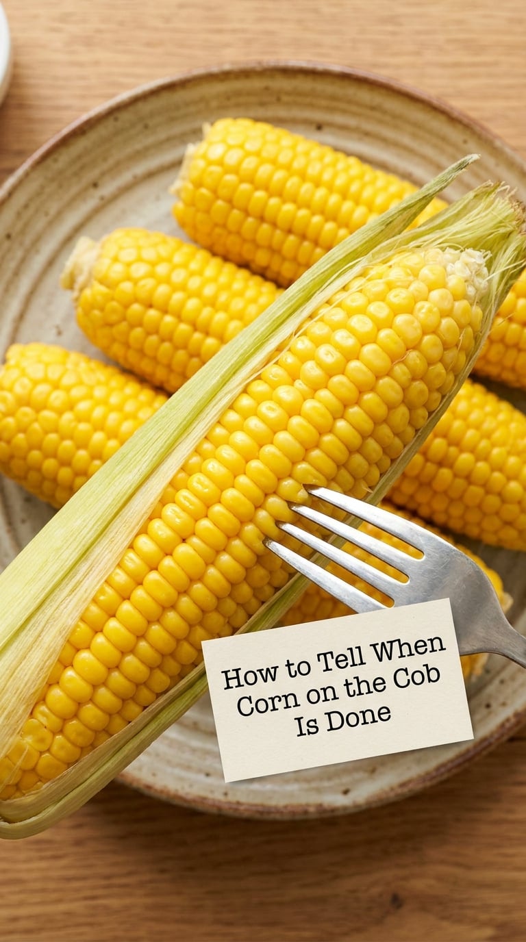How to Tell When Corn on the Cob Is Done