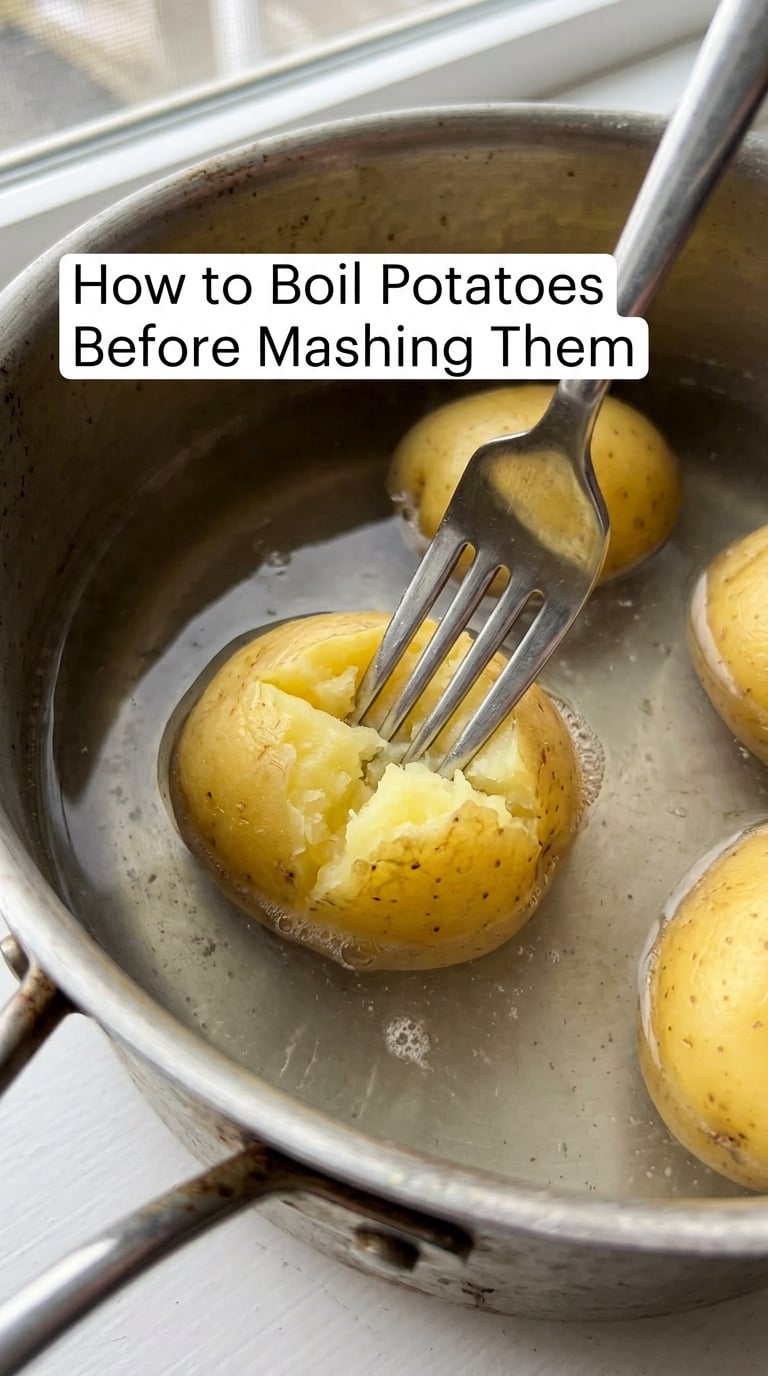 How to Boil Potatoes Before Mashing Them