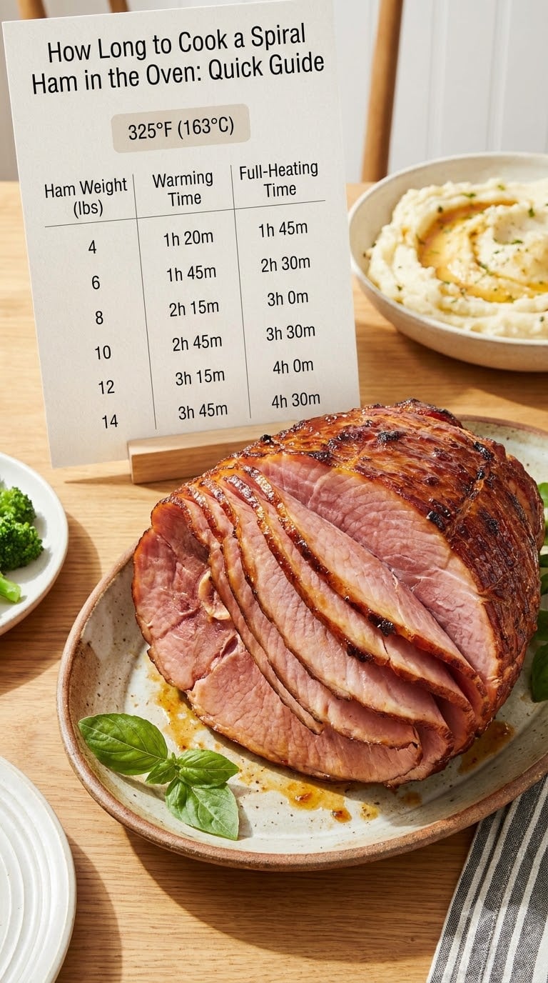 How Long to Cook a Spiral Ham in the Oven: Quick Guide