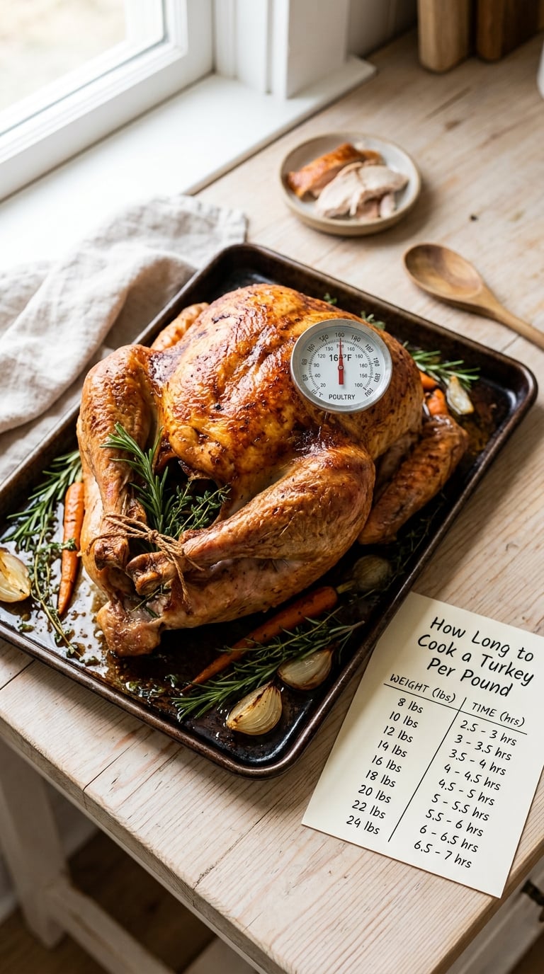 How Long to Cook a Turkey Per Pound