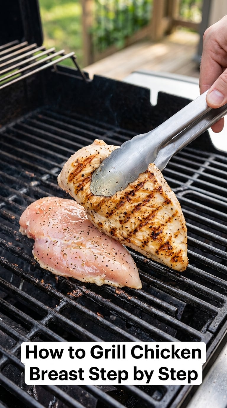 How to Grill Chicken Breast Step by Step