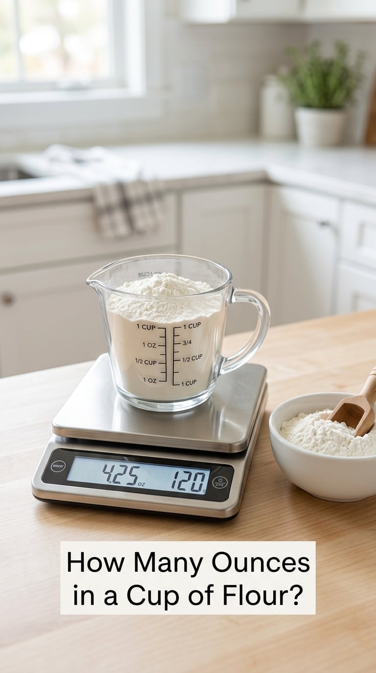 How Many Ounces in a Cup of Flour?