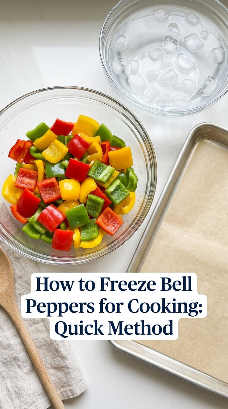 How to Freeze Bell Peppers for Cooking: Quick Method