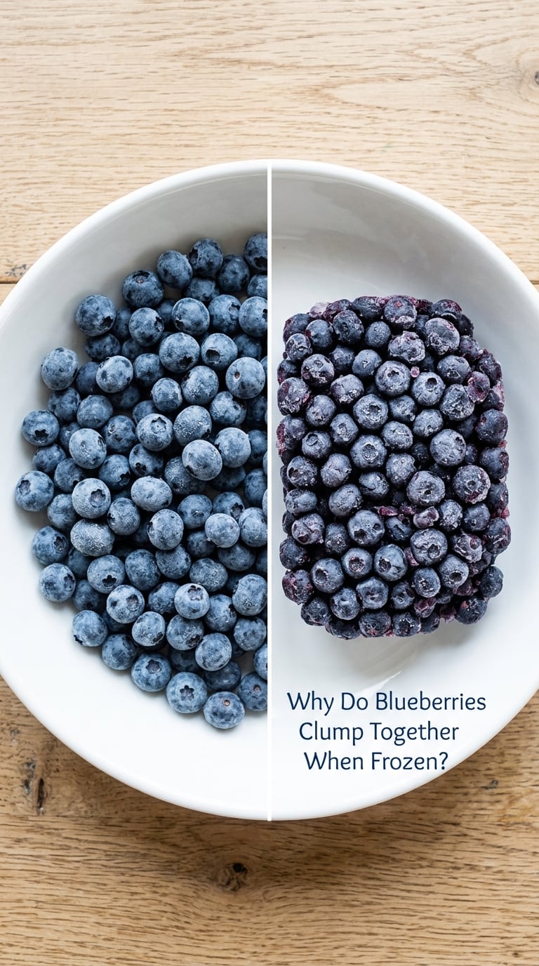 Why Do Blueberries Clump Together When Frozen?