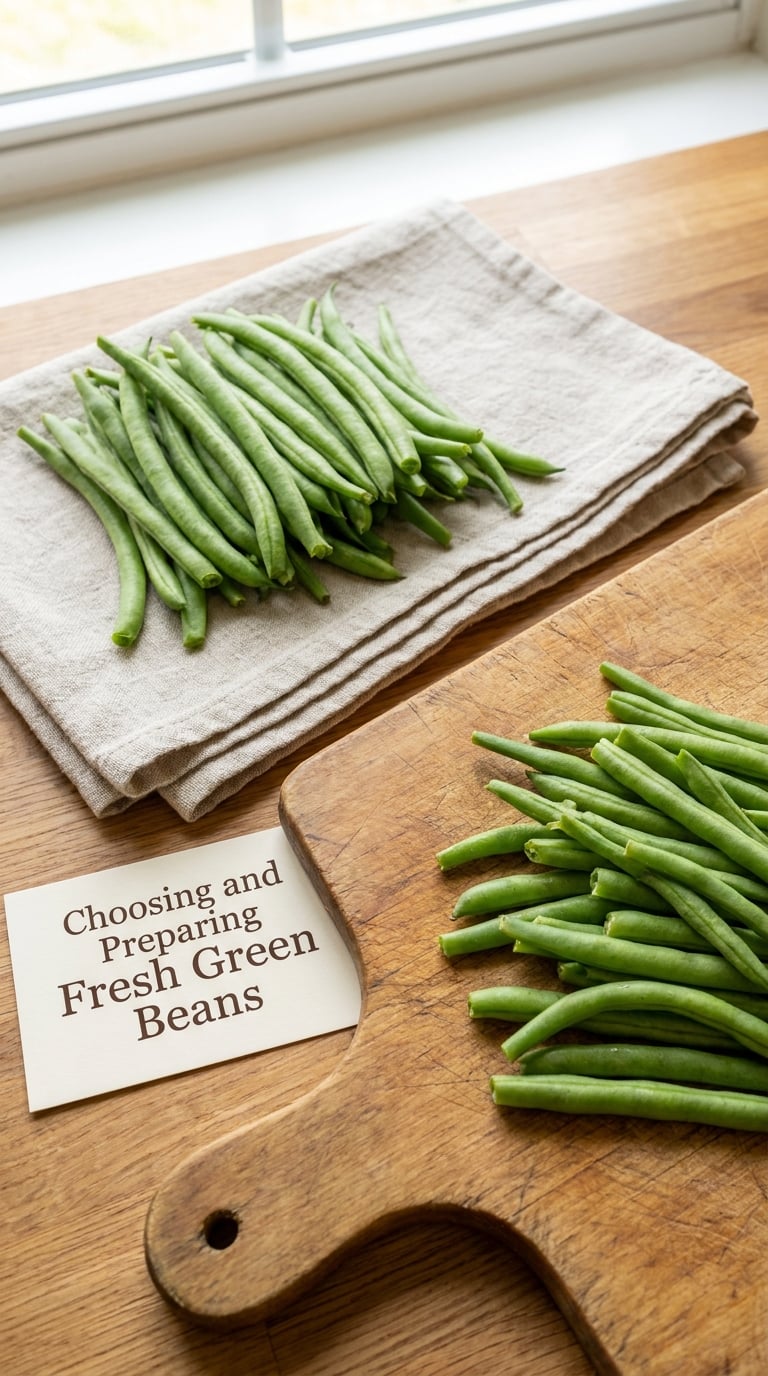 Choosing and Preparing Fresh Green Beans