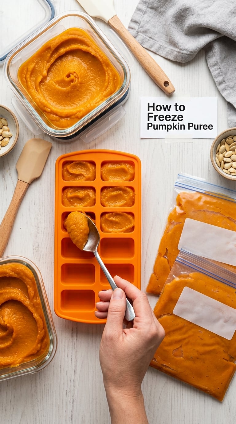 How to Freeze Pumpkin Puree
