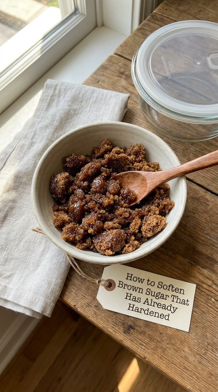 How to Soften Brown Sugar That Has Already Hardened