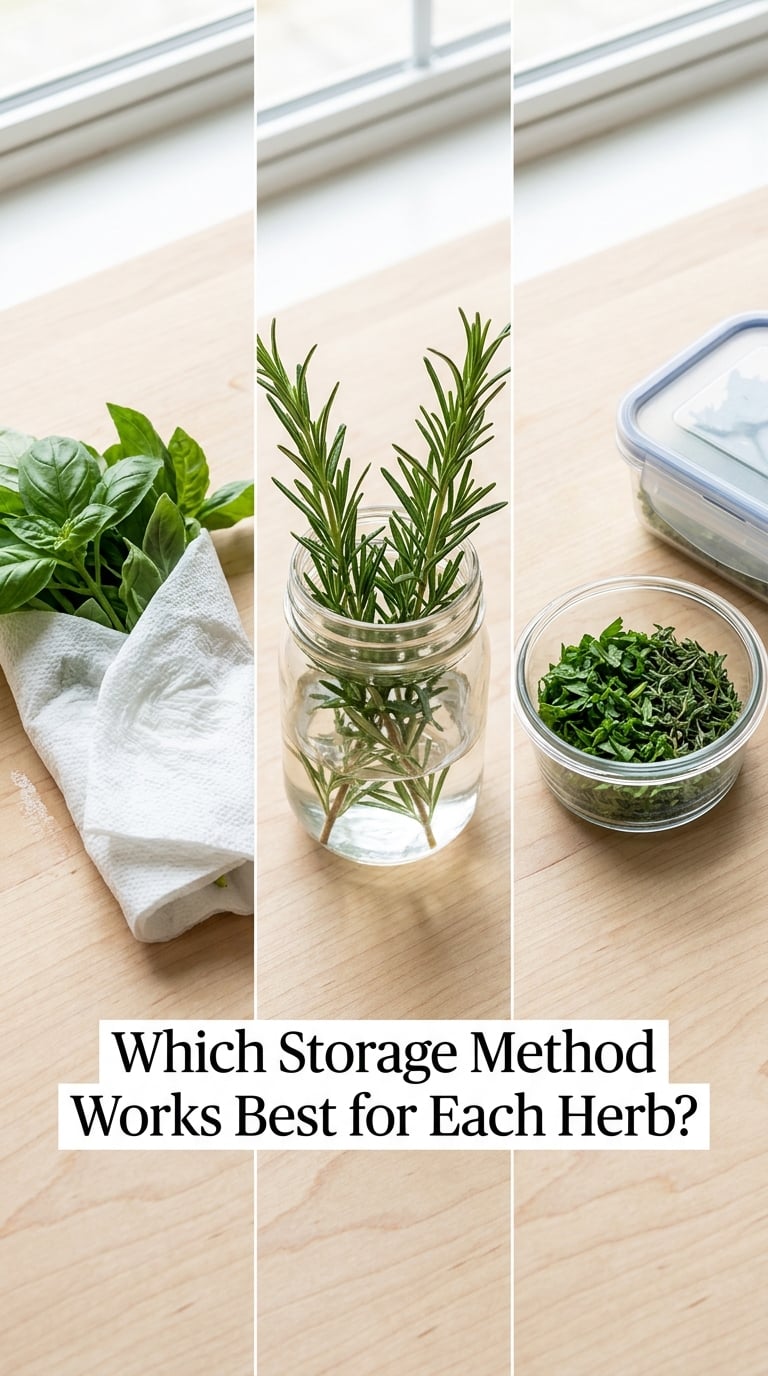 Which Storage Method Works Best for Each Herb?