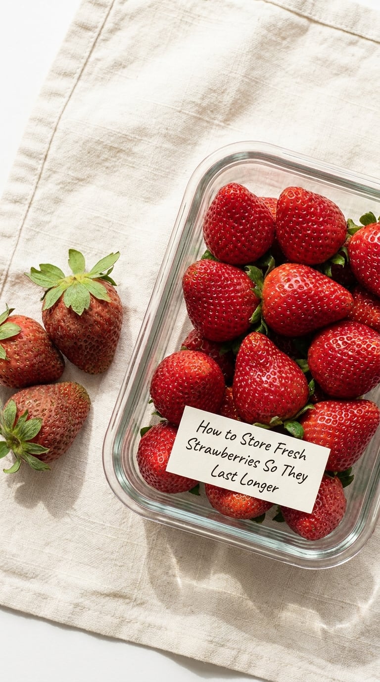 How to Store Fresh Strawberries So They Last Longer