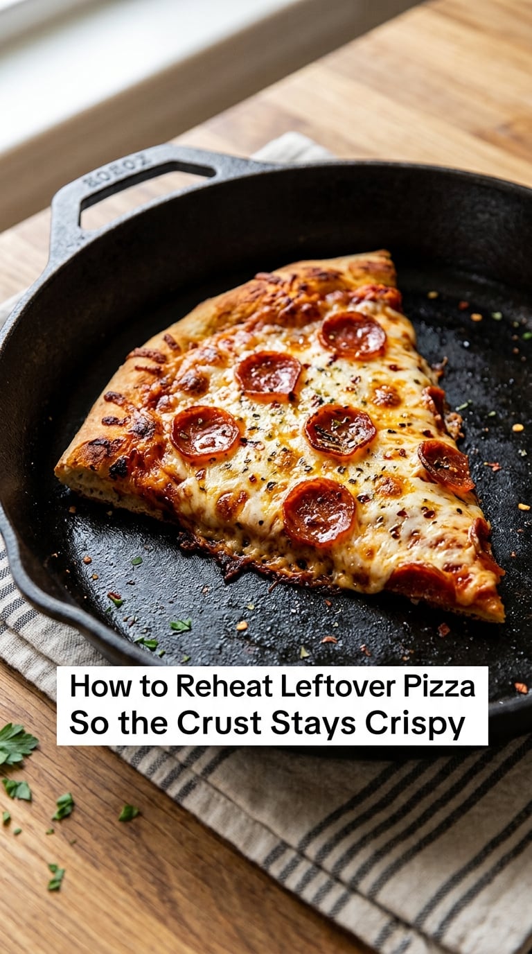 How to Reheat Leftover Pizza So the Crust Stays Crispy