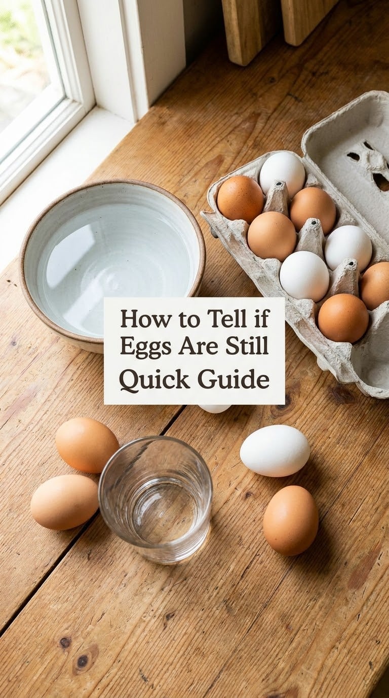 How to Tell if Eggs Are Still Good: Quick Guide