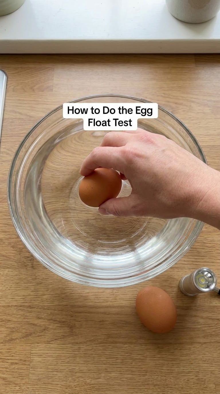 How to Do the Egg Float Test