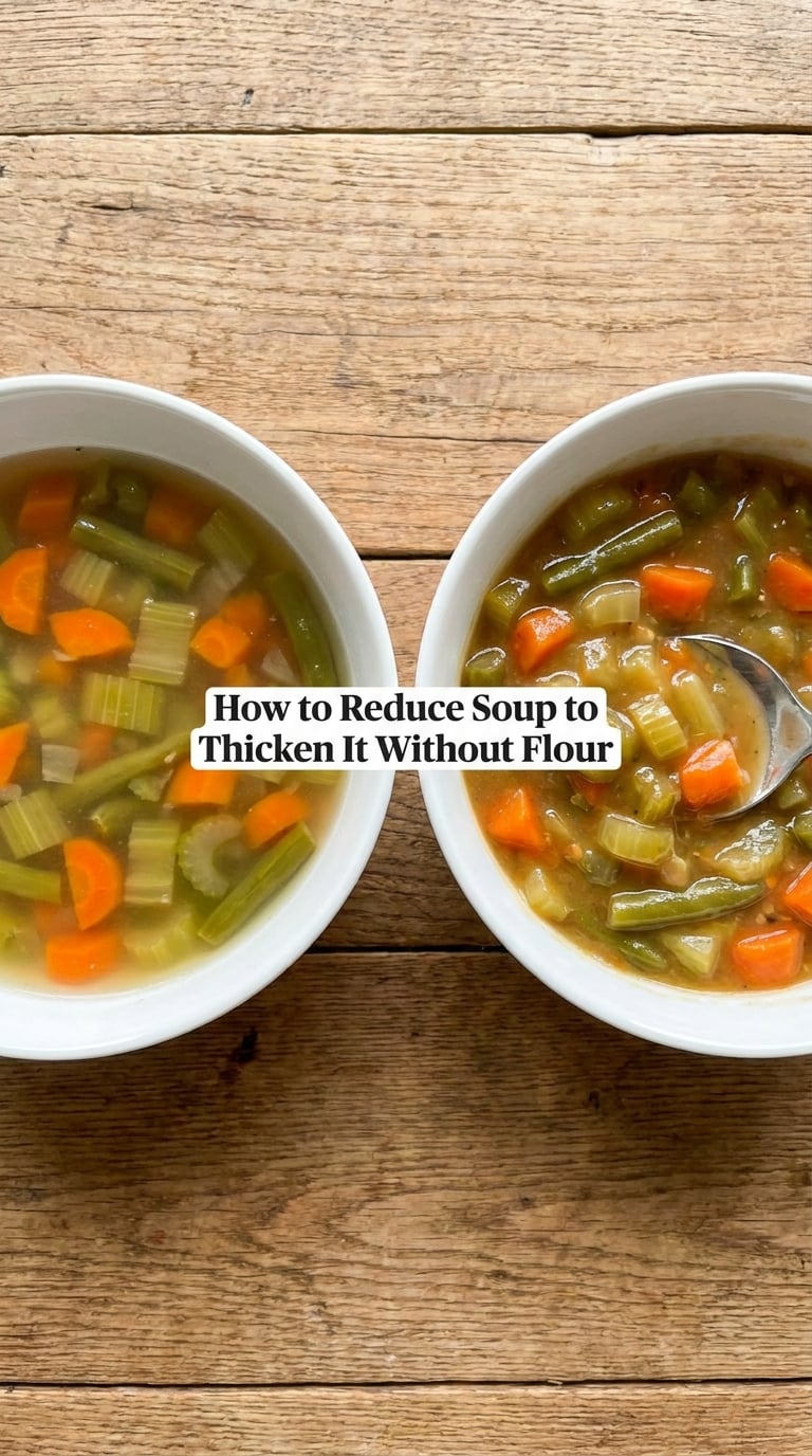 How to Reduce Soup to Thicken It Without Flour