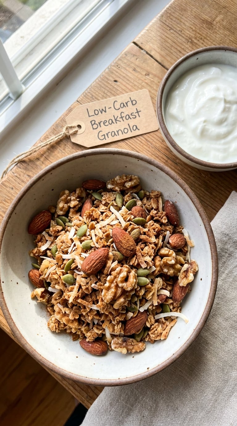 Low-Carb Breakfast Granola