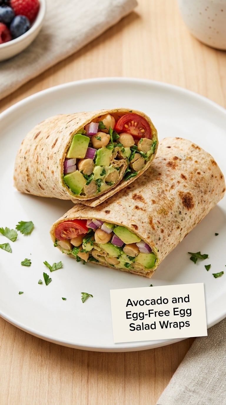 Avocado and Egg-Free Egg Salad Wraps