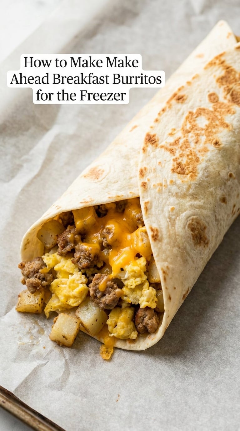 How to Make Make Ahead Breakfast Burritos for the Freezer