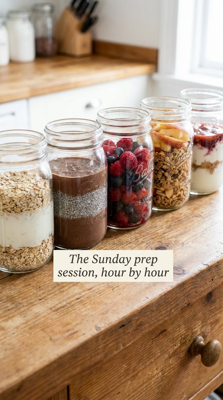 Maple Peanut Butter Overnight Oats
