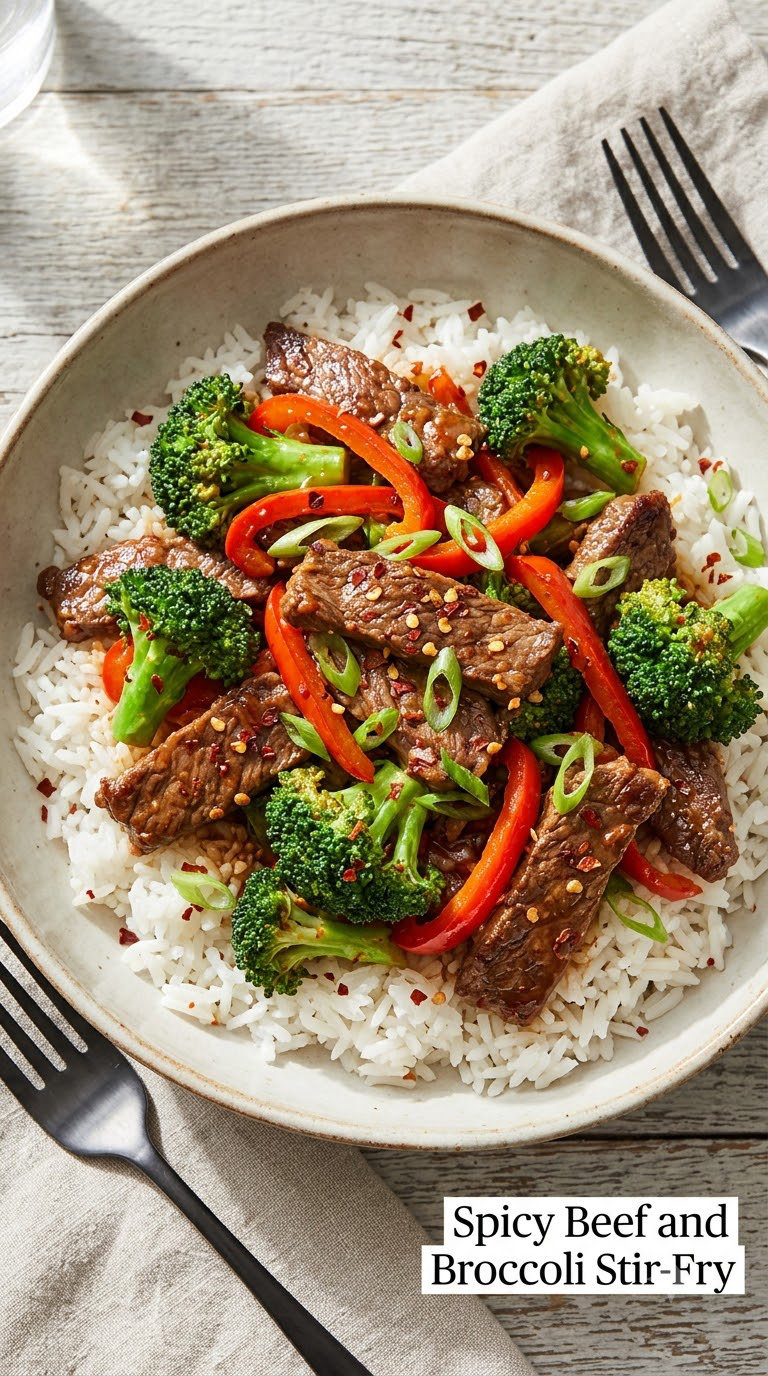 Spicy Beef and Broccoli Stir-Fry
