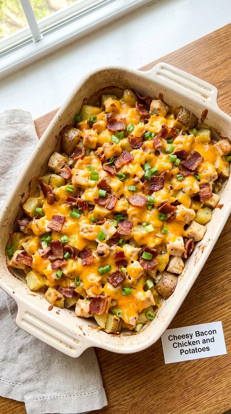 Cheesy Bacon Chicken and Potatoes