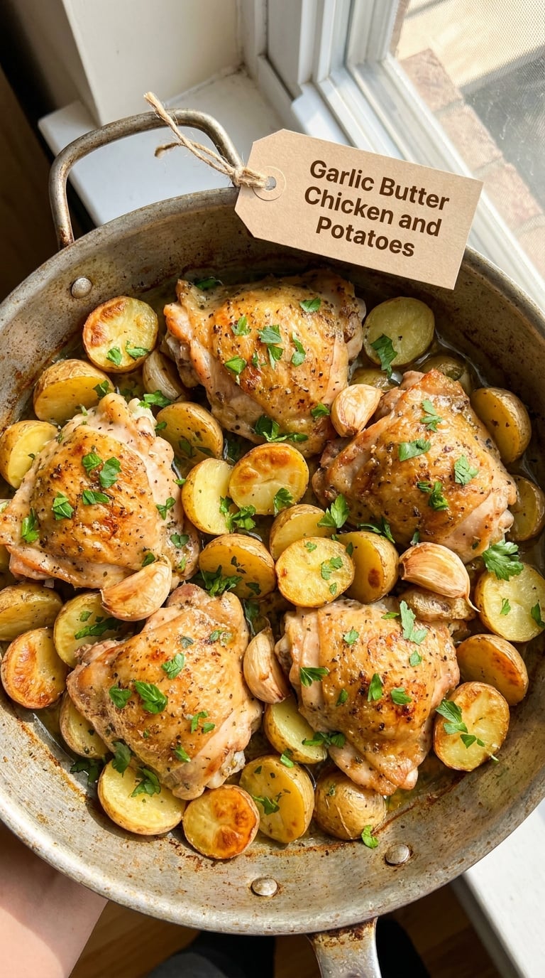 Garlic Butter Chicken and Potatoes