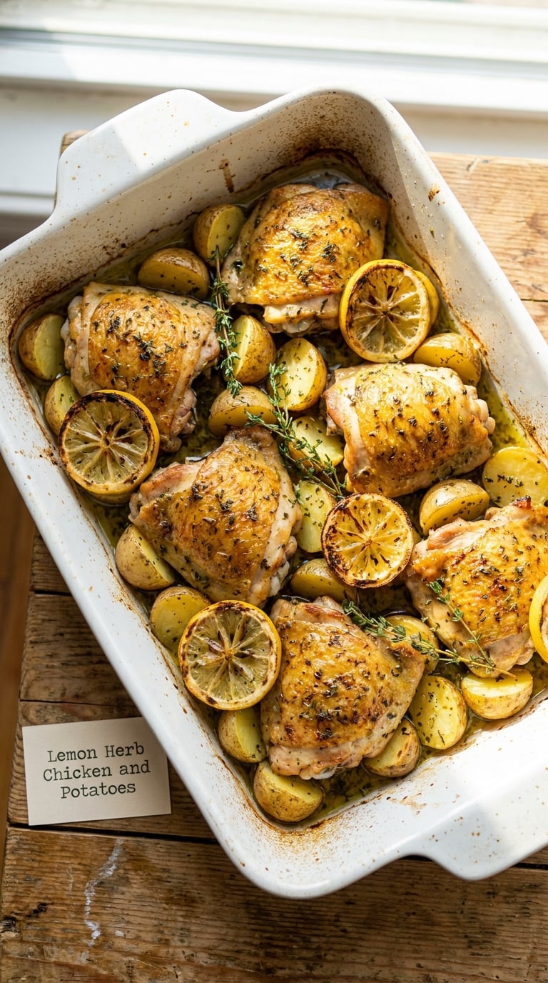 Lemon Herb Chicken and Potatoes